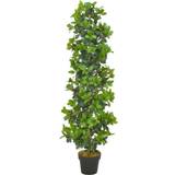 Kunstige planter vidaXL kunstig plante laurbærtræ med urtepotte grøn 150 cm Kunstig plante