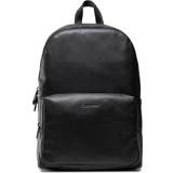 Imiteret læder - Sort Rygsække Calvin Klein Recycled Faux Leather Backpack - CK Black