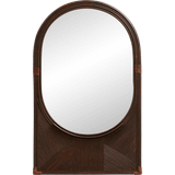 Brun - Oval Spejle Nordal TURA Vægspejl 85x140cm