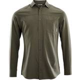 Herre Skjorter på tilbud Aclima Leisurewool Woven Wool Shirt - Ranger Green