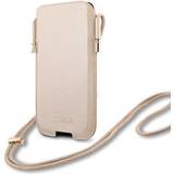Guess Guld Mobiletuier Guess Smartphone taske Saffiano (iPhone)