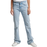 Superdry 26 - Dame Jeans Superdry Mid Rise Slim Flare Jeans - Light Blue