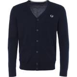 Fred Perry Sweatere Fred Perry Logo Cardigan - Blue
