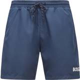 Blå - Polyester Badetøj HUGO BOSS Starfish Swim Shorts - Navy