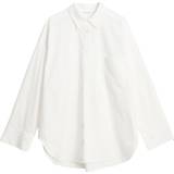 32 - Bomuld - Dame Skjorter By Malene Birger Derris Shirt - Pure White