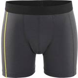Gul - Kort ærme - Merinould Tøj Blåkläder XLight boxershorts mørk grå/gul