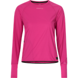 Pink Overdele Craft Sportsware Women's Pro Hypervent LS Wind Top Roxo
