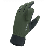 12 - Grøn - Skind Tøj Sealskinz All weather Shooting Gloves - Olive Green/Black