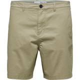 Selected XS Bukser & Shorts Selected Comfort Fit Short - Chinchilla