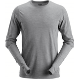 Merinould - Rund hals Overdele Snickers Workwear AllroundWork Long-sleeved T-shirt