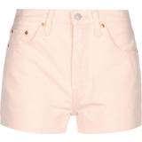 26 - Dame - Pink Shorts Levi's Fresh 501 Original Ferskenfarvede shorts-Brun Yd botanisk