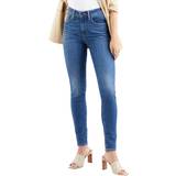 40 - Dame - W25 Jeans Levi's 721 High Rise Skinny Jeans - Blue Cotton
