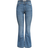 JdY Flora Flared High Jeans - Blue/Medium Blue Denim
