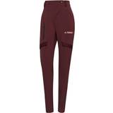 48 - Dame - Nylon Bukser & Shorts adidas Women's Terrex Zupahike Hiking Trousers - Shadow Red