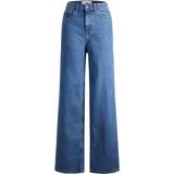 Jack & Jones Dame - Høj talje Jeans Jack & Jones Tokyo Wide High Waist Jeans - Medium Blue Denim