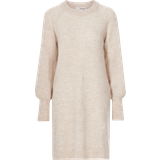 Grå - Nylon Kjoler Selected FEMME Lulu LS Knit Dress