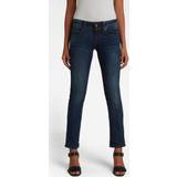 G-Star Polyester Bukser & Shorts G-Star Midge Saddle Straight Jeans Dark Women 28-34