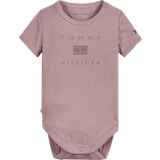 Tommy Hilfiger Bodyer Børnetøj Tommy Hilfiger Baby Logo Body Broadway - Pink