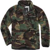 Camouflage - Polokrave Sweatere Brandit Teddyfleece Troyer - Dark Camo