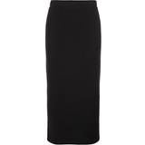 32 - Slids - Viskose Tøj Pieces Kylie Skirt - Black