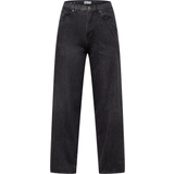 Urban Classics 32 - Dame Bukser & Shorts Urban Classics High Waist 90s Wide Leg Denim Jeans - Black