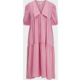 Object Pink - Polyester Kjoler Object Objalaia Midi Long Dress - Begonia Pink