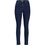 Jack & Jones Dame - Høj talje Jeans Jack & Jones Jxvienna Hw Ns1002 Skinny Fit Jeans - Blue/Dark Blue Denim