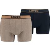 Bomuld - Guld Underbukser Levis 2-pack Base Vintage Cotton Boxer