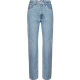 Levi's 34 - Dame - Firkantet Jeans Levi's 80S Mom Jeans - Medium Wash