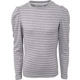 Hound T-shirts Hound bluse puf/striber/grå