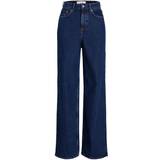 Jack & Jones Ballonærmer - Dame - Skjortekjoler Jeans Jack & Jones Jxtokyo Hw Cr6001 Wide Fit Jeans - Blue/Dark Blue Denim
