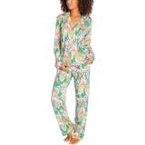 Blomstrede - Grøn Undertøj PJ Salvage Playful Prints Pyjama - Green Floral