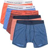 Bambus - Orange Undertøj Panos Emporio Bamboo Cotton Boxers 5-pack - Orange/Dark Blue