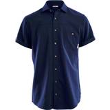 Blå - Uld T-shirts & Toppe Aclima Leisure Wool Short Sleeve Shirt M - Navy