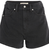 32 - Dame - Sort Shorts Levi's High Waisted Mom Shorts - Black
