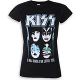 Kiss Dame T-shirts & Toppe Kiss metal t-shirt til kvinders made for lovin' you rock off