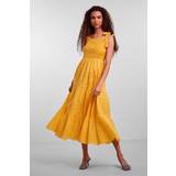 10,5 - Dame - Gul - Lange kjoler Y.A.S Yascleome Maxikjole Kvinder Mimosa