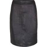 42 - Slim Nederdele InWear Luella Skirt Premium HW Kvinde Midi Nederdele Skinny Fit Ensfarvet hos Magasin