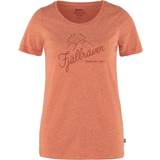 Fjällräven Dame - M T-shirts & Toppe Fjällräven Women's Sunrise T-shirt Rowan Red-Melange