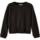 Piger Sweatshirts Name It Long Sleeved Sweatshirt - Black (13198160)