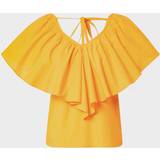 Elastan/Lycra/Spandex - Guld T-shirts & Toppe Ichi dame bluse IHACUMA Radiant
