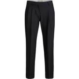 Dame - Elastan/Lycra/Spandex - W25 Bukser Jack & Jones Jxmary Regular Trousers - Black