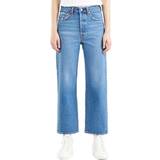 Brun - Dame Jeans Levi's Jeans Ribcage Straight Ankle W26-L27