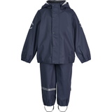 Mikk-Line 146 Børnetøj Mikk-Line Rainwear Jacket And Pants - Blue Nights (33144)