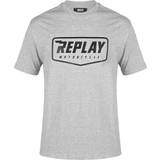 Replay Hvid Overdele Replay Logo T-Shirt, white