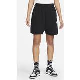 48 - Dame - Høj talje Shorts Nike Women's Sportswear Fleece Dance Shorts - Black
