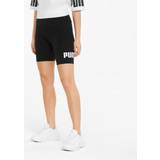 Dame - Elastan/Lycra/Spandex - Gul Tights Puma Essentials Logo Women's Short Leggings