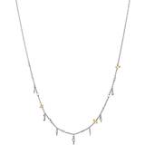 Opaler Smykker Maanesten Toutsi Necklace - Silver/Multicolour
