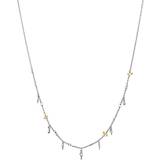 Opaler - Vielsesringe Smykker Maanesten Toutsi Necklace - Silver/Multicolour