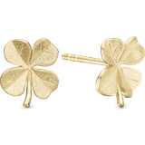 Christina Smykker Christina Four Leaf Clover Earrings - Gold